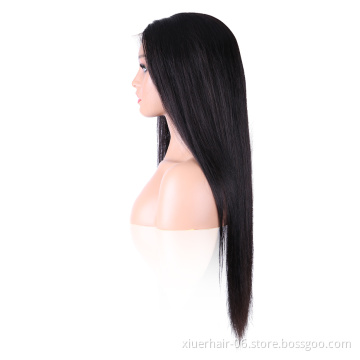 Cuticle Aligned Ready Stock For Black Women Blonde 100% Colored Straight Bob Short Lace Front Human Hair Wigs with Baby Hair